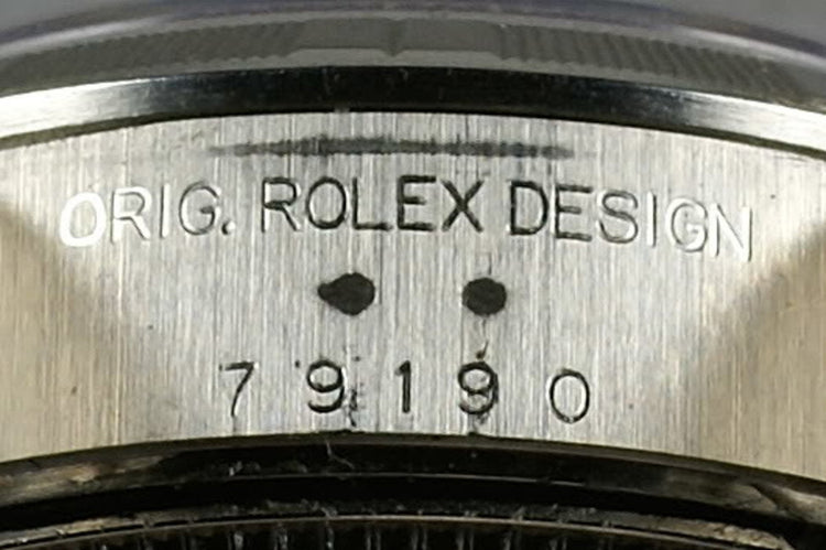 Rolex Ladies Date Dial Ref: 79190 White Dial