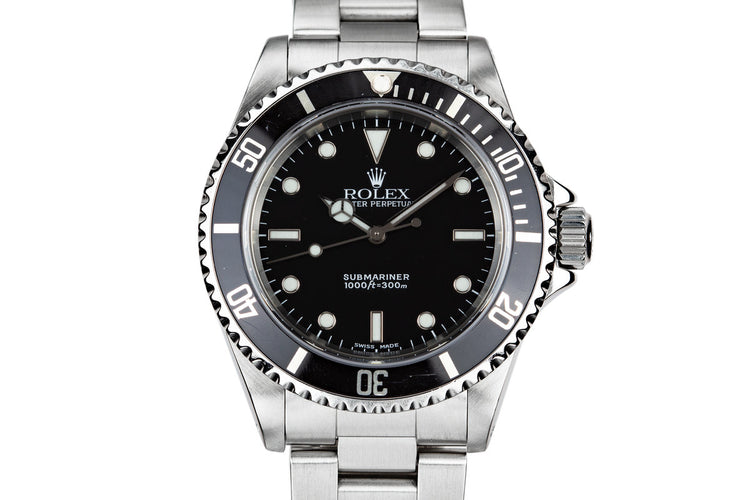 2000 Rolex Submariner 14060 with Rolex Service Papers