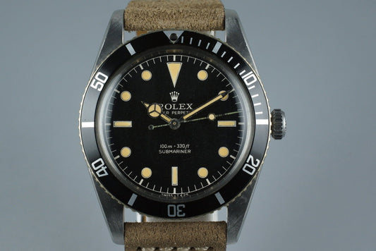 1957 Rolex Submariner 6536/1 with Service Dial