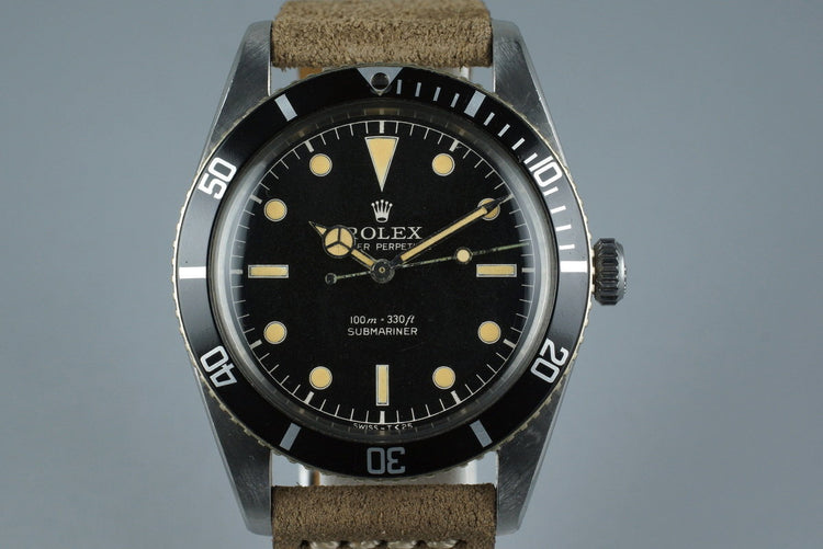 1957 Rolex Submariner 6536/1 with Service Dial