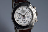 2000 Rolex WG Daytona 116519 with Box and Papers