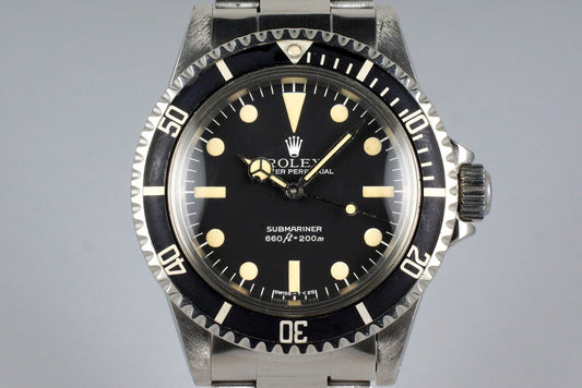 1979 Rolex Submariner 5513 Mark III Maxi Dial