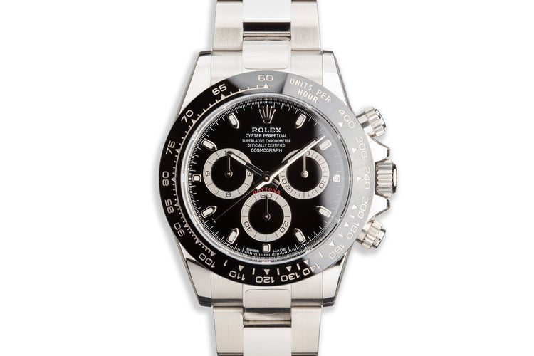 2019 Rolex Daytona 116500LN Black Dial with Box and Card