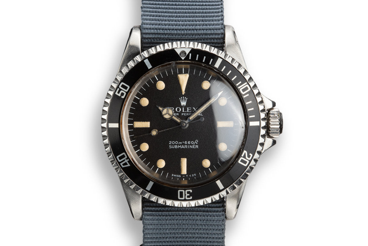 HQ Milton - 1968 Rolex Submariner 5513 with Relumed Meters First Dial ...
