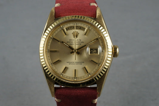 1972 Rolex 18K YG President 1803