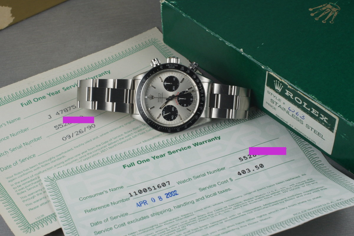 HQ Milton 1978 Rolex Daytona 6263 with Box and Papers Inventory