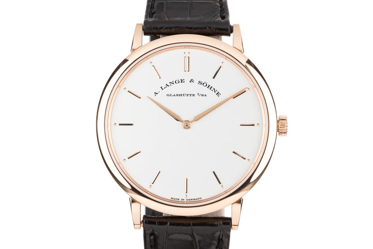 2016 A. Lang & Söhne 18K Rose Gold Saxonia Thin 211.032 with Box and Papers