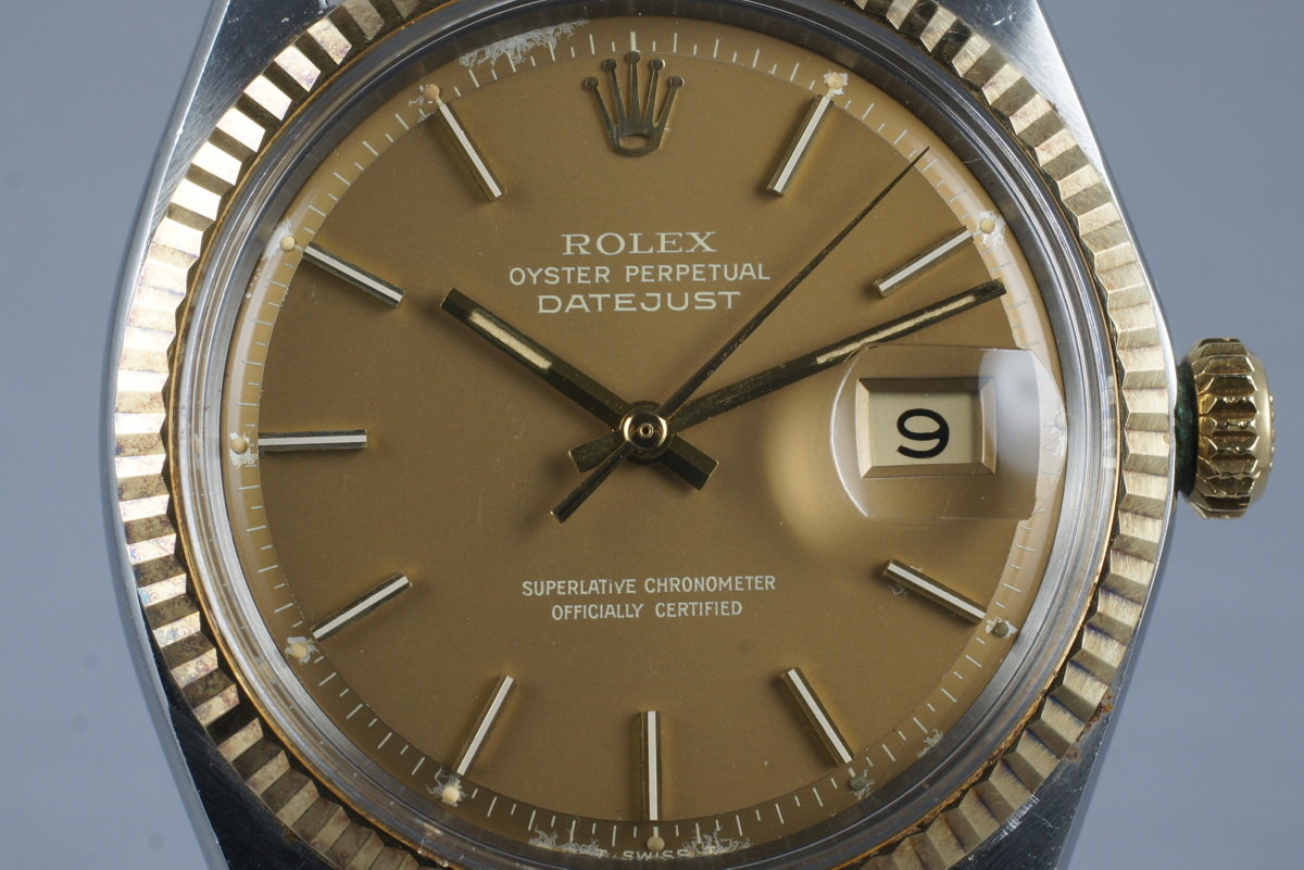 HQ Milton - 1971 Rolex Two Tone DateJust 1601 with Brown Dial