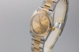 1993 Rolex Two-Tone Oyster Perpetual Midsize 67513 Champagne Dial