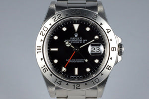 1991 Rolex Explorer II 16570 Black Dial