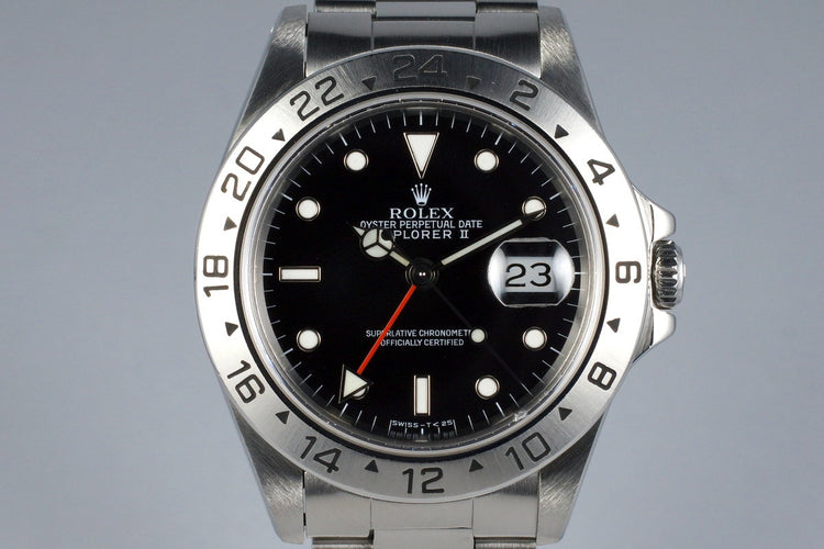 1991 Rolex Explorer II 16570 Black Dial