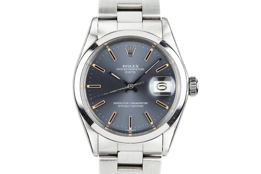 1971 Rolex Date 1500 Grey Dial