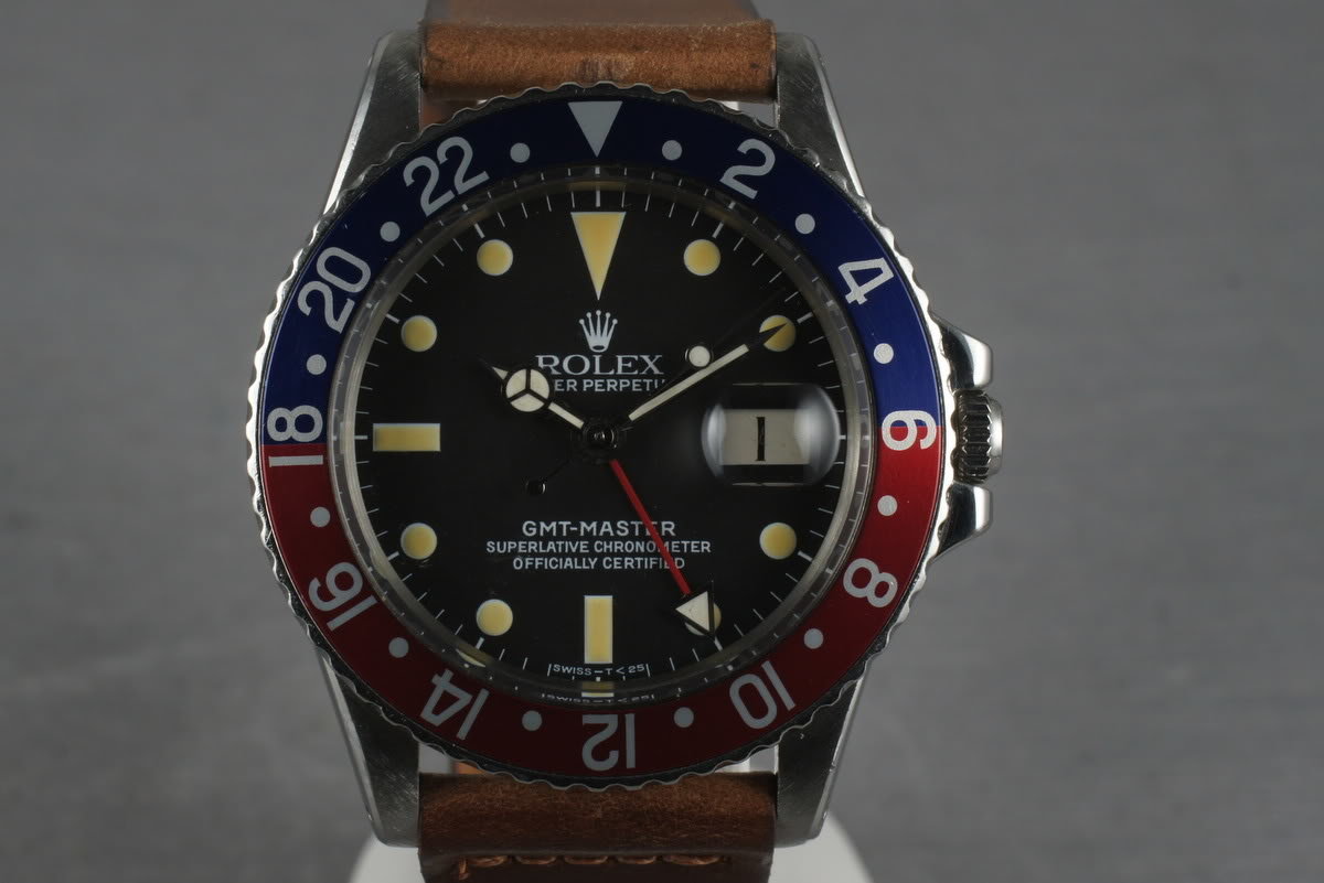 HQ Milton 1972 Rolex GMT 1675 Inventory 1911 For Sale