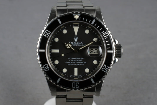1982 Rolex Submariner 16800