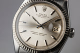 1964 Rolex DateJust 1601 with "SWISS" Only Silver Dial