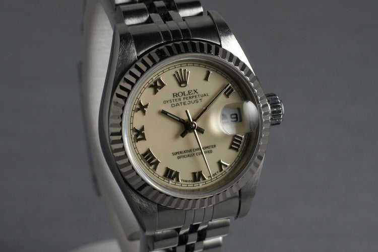 2002 Rolex Ladies Datejust 79174 with Cream Dial