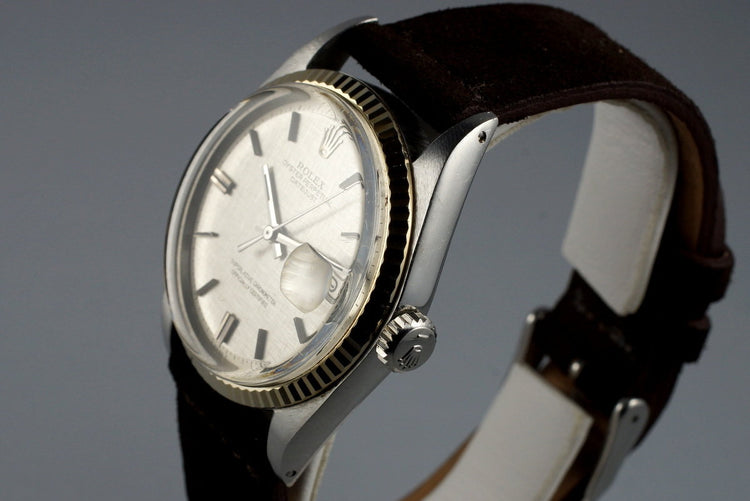 1971 Rolex Datejust 1601 Silver Linen Dial