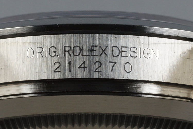 2015 Rolex Explorer 214270