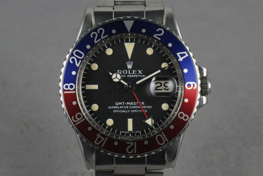 1971 Rolex GMT 1675  Mark 1