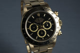 1991 Rolex YG Zenith Daytona 16528 with Box and Papers