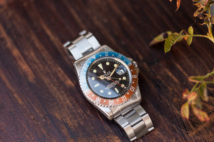 1963 Rolex GMT 1675 Gilt Underline Dial