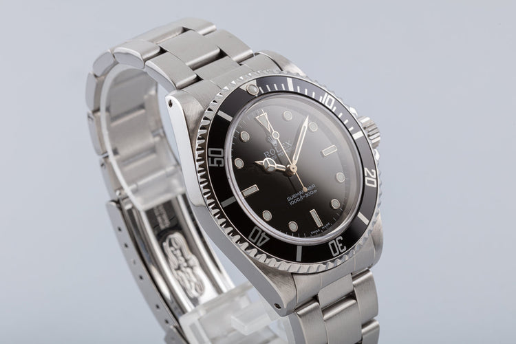 2001 Rolex Submariner 14060M with Box & Papers