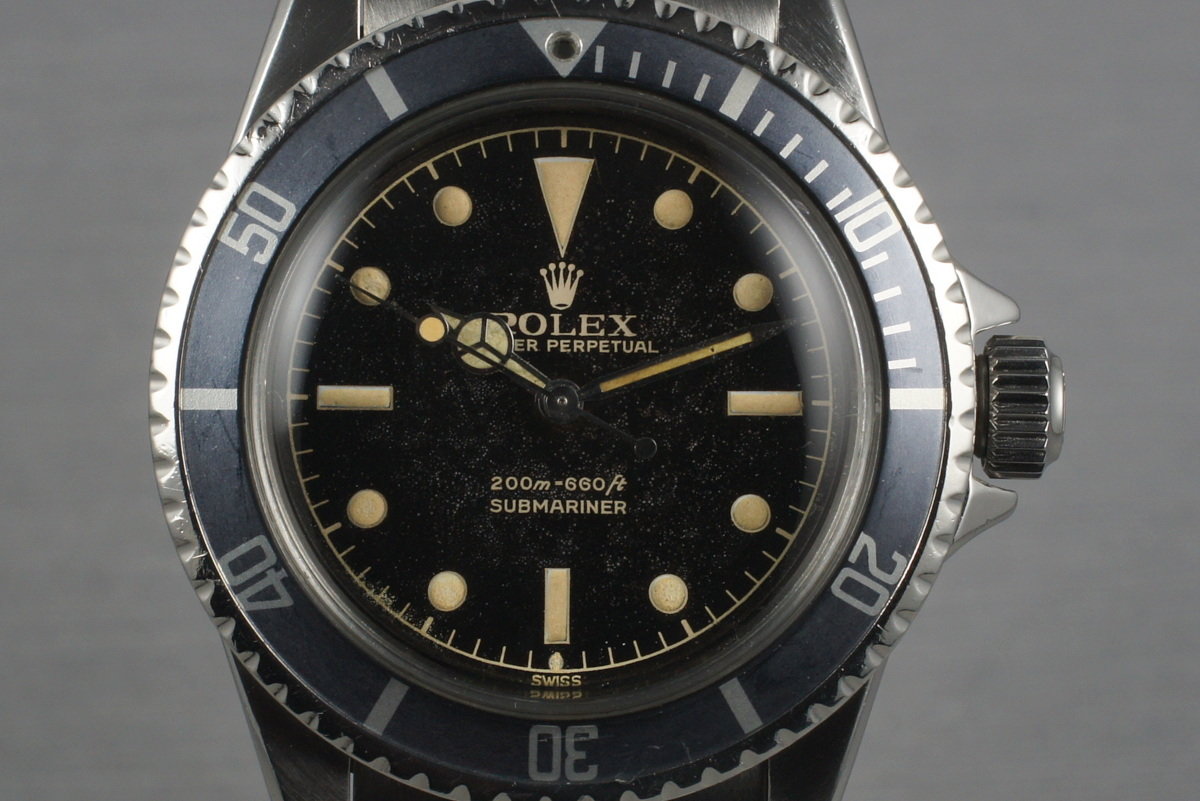 HQ Milton 1961 Rolex Submariner 5512 PCG with Gilt Chapter Ring