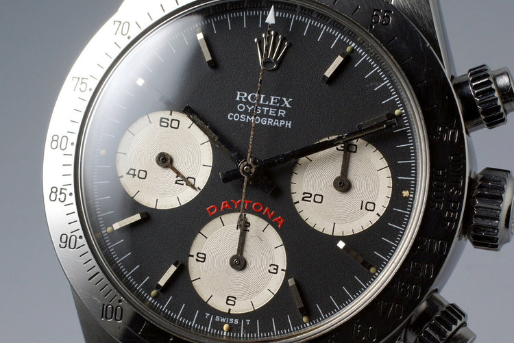 1979 Rolex Daytona 6265 Black Big Red Daytona Dial