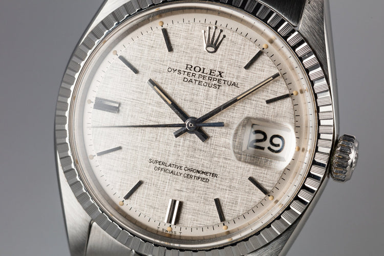 1971 Rolex DateJust 1603 with Silver Linen Dial