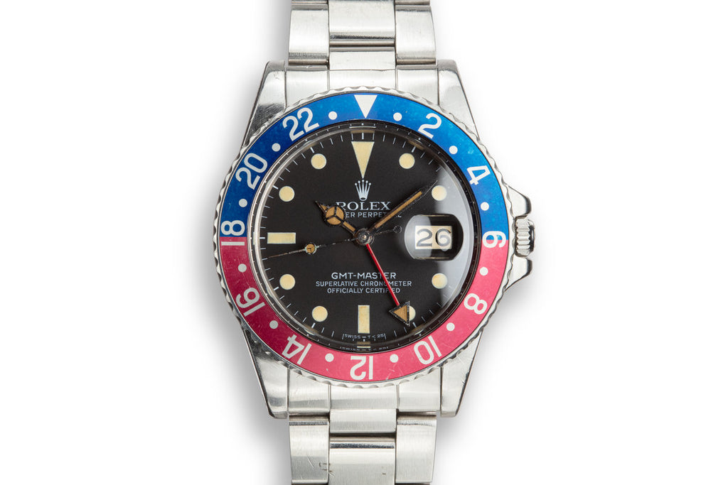 1979 Rolex GMT-Master 16750 "Pepsi" with Service Papers