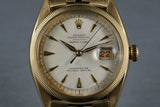 Rolex 18K Gold Datejust 6305 with Roulette date wheel and Serpico Y Laino