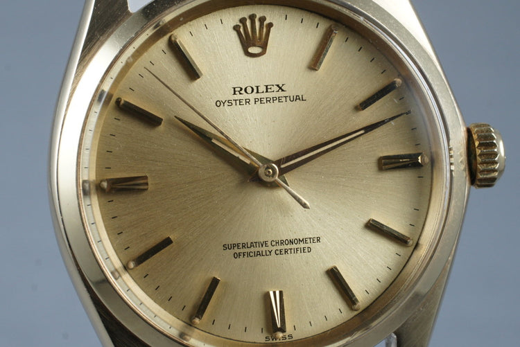 1963 Rolex 14K Oyster Perpetual 1002