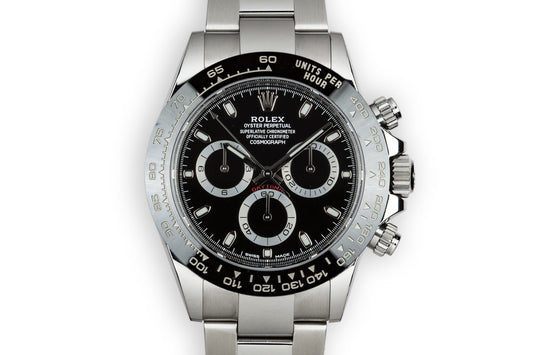 2018 Rolex Ceramic Daytona 116500LN Black Dial with Box and Papers