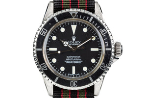 1961 Rolex Submariner 5512 with Pointed Crown Gaurds and Service Dial