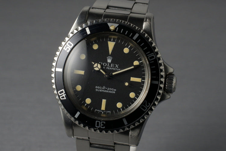 1970 Rolex Submariner 5513 with Box and Papers