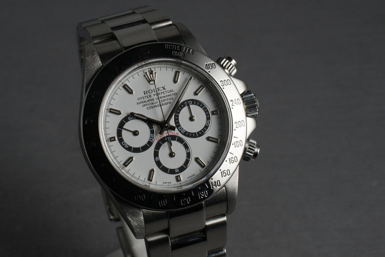 Rolex SS Zenith Daytona Ref: 16520 Box and Papers
