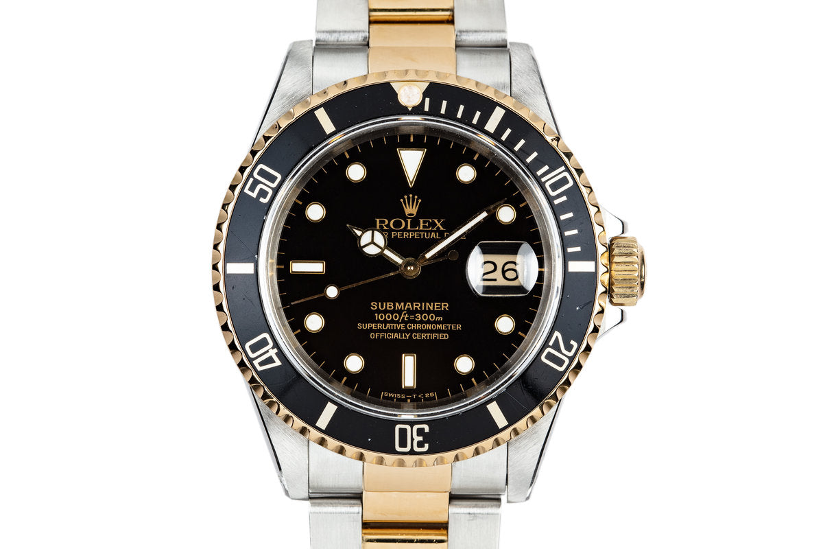 HQ Milton - 1991 Rolex Two Tone Submariner 16613, Inventory #A820