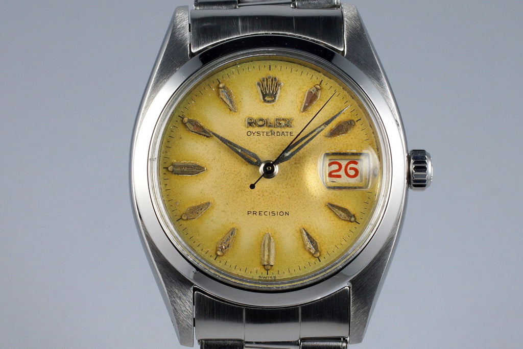 1957 Rolex OysterDate 6494 with Tropical Dial