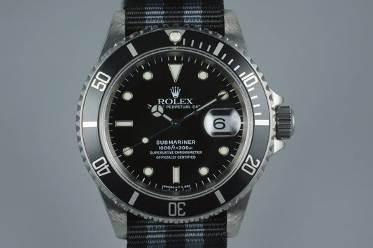 1997 Rolex Submariner 16610