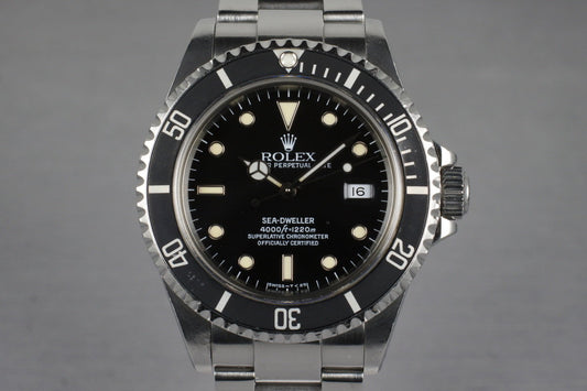 1991 Rolex Sea Dweller 16600