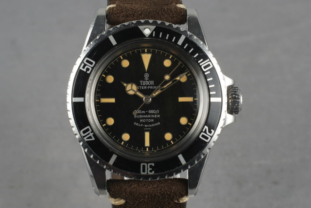 1964 Tudor Submariner 7928 with Unpolished case and gilt underline dial