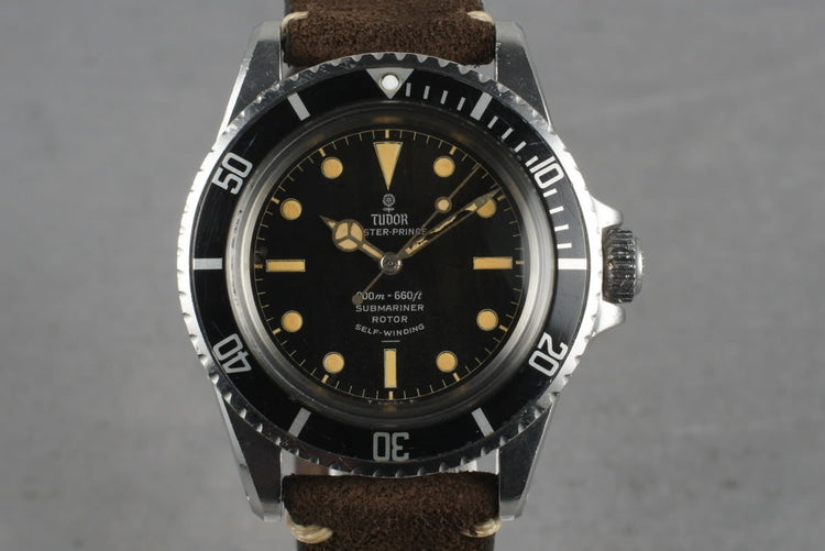1964 Tudor Submariner 7928 with Unpolished case and gilt underline dial