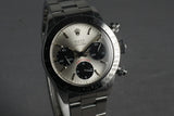 1986 Rolex Daytona 6265 Silver Big Red Daytona with Box and Papers
