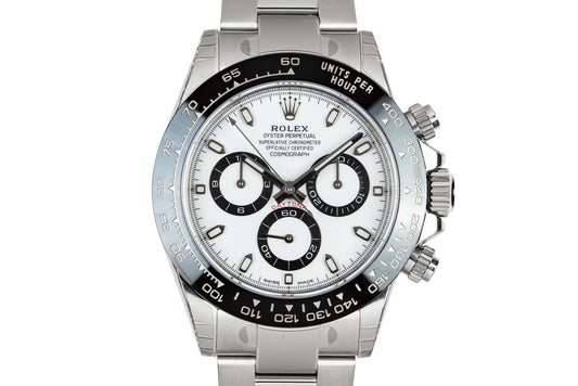2018 Rolex Ceramic Daytona 116500LN White Dial with Box and Papers MINT