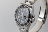 2009 Rolex Ceramic GMT-Master II Black Bezel Insert and Box and Papers