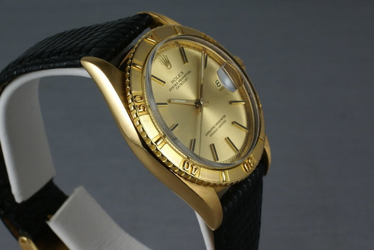 1973 Rolex 18K Gold Datejust 1625 Thunderbird