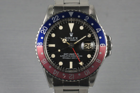 1968 Rolex GMT 1675 Mark I Dial