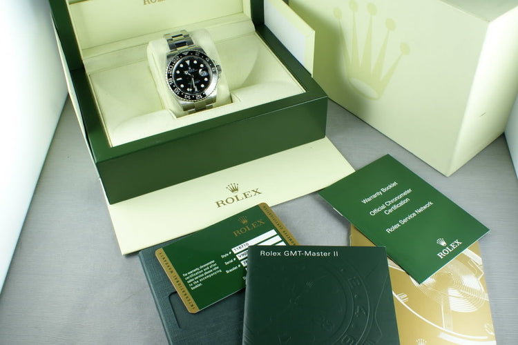 Rolex Ceramic GMT Ref: 116710 Box and Papers