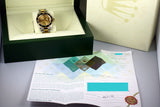 2002 Rolex Two Tone Submariner 16613 Serti Dial with Box and Papers