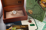 1981 Rolex 18K YG Day-Date 18038 White Roman Numeral Dial with Box and Papers